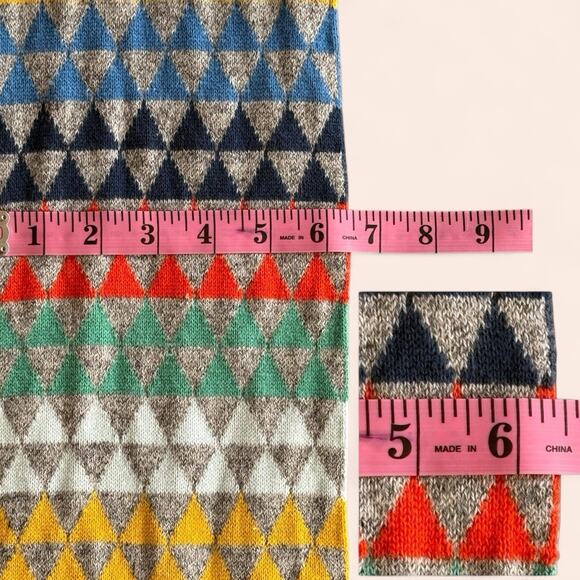 GAP Kids Multi Colored Prism Knit Neck Scarf Long OS One Size Classic Colorful - Picture 5 of 6